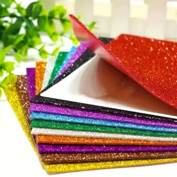 Glitter Eva Foam Craft Sheets