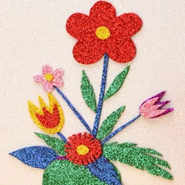 Glitter Eva Foam Craft Sheets
