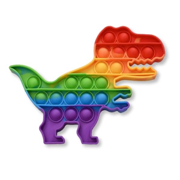 Pop Rainbow Dinosaur Fidget