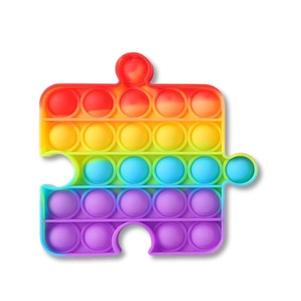Pop Rainbow Puzzle Piece