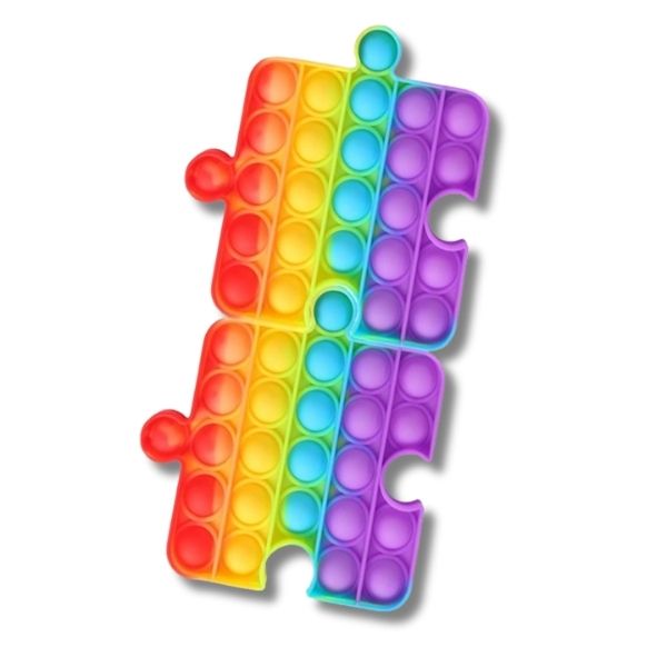 Pop Rainbow Puzzle Piece