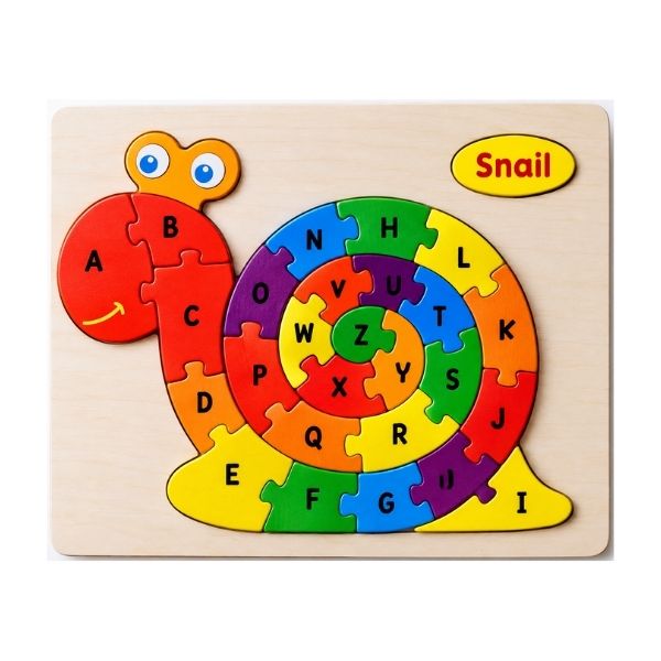 Snail Alphabet Inset Puzzle