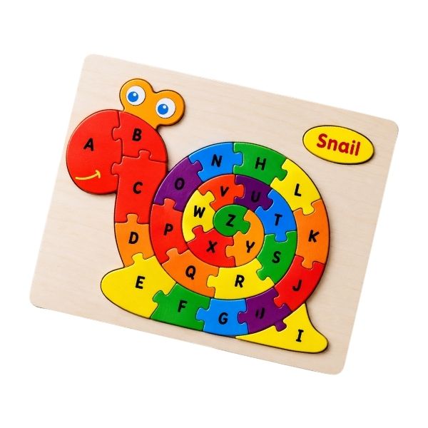 Snail Alphabet Inset Puzzle