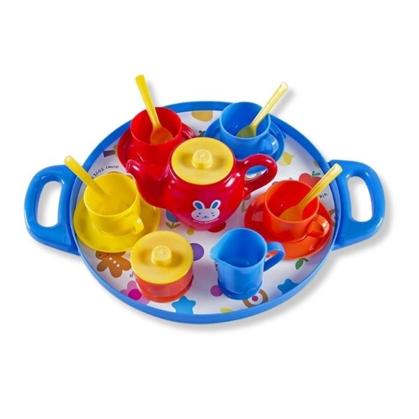 Tea Set - Blue Tray