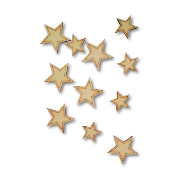 Wooden Craft Stars