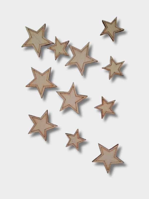 Wooden Craft Stars